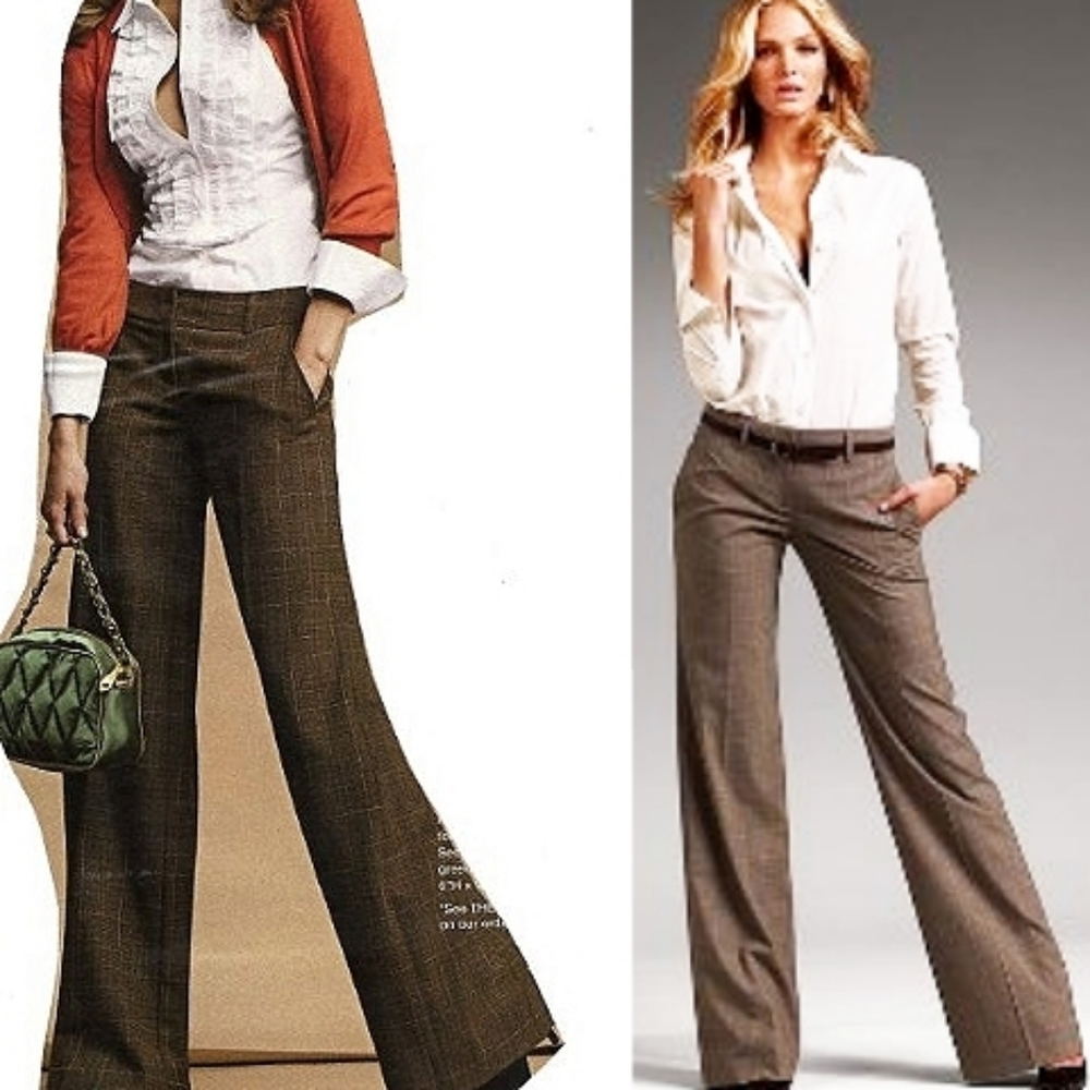 Cost Blanca🔥Y2K Pants🍂Brown Low Waist|Low Rise|Bell Bottom